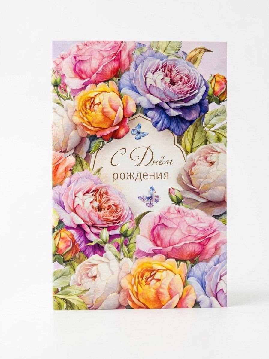 Открытка «С днем рождения»